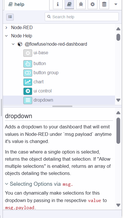Image showing Node-RED Palette Search bar Image showing Node-RED Palette Search bar