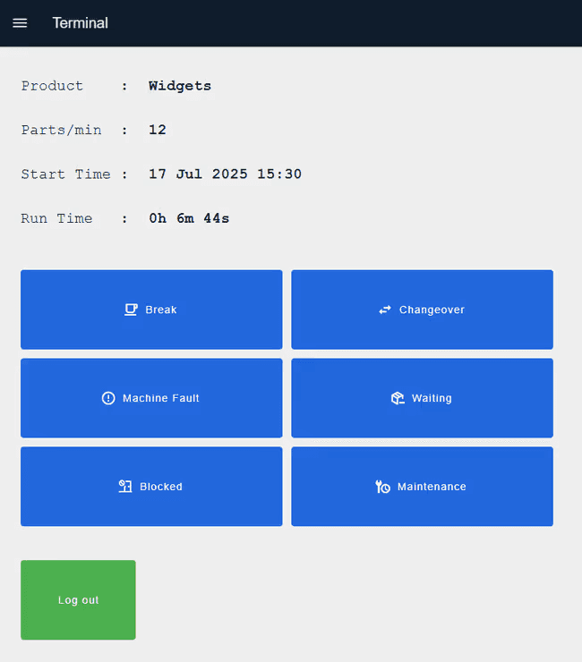 Performance Operator Terminal